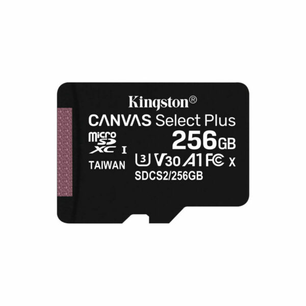 Mikro SD Speicherkarte mit Adapter Kingston Canvas Select Plus 256GB 256 GB – Bild 2
