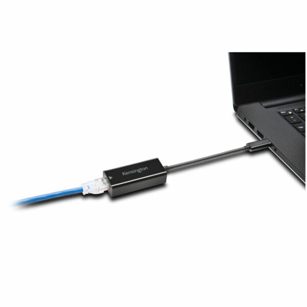 USB-zu-Ethernet-Adapter Kensington K33475WW Schwarz – Bild 3