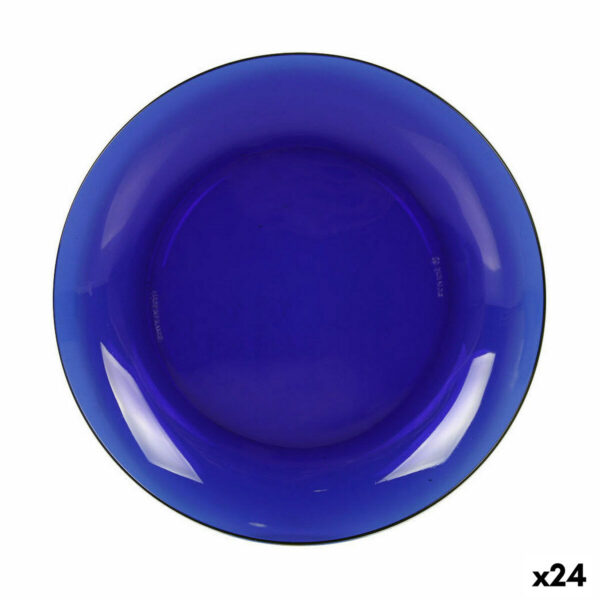 Flacher Teller Duralex Lys Blau Ø 23 cm (24 Stück)