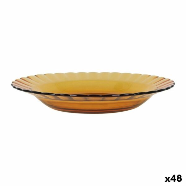 Suppenteller Duralex Picardie Kristall Bernstein Ø 23 cm (48 Stück)