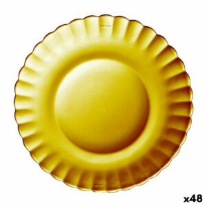 Dessertteller Duralex Picardie Kristall Bernstein Ø 20,5 cm (48 Stück)