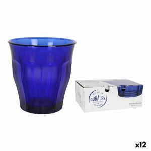 Gläserset Duralex Picardie Blau Kristall 6 Stücke 250 ml (12 Stück)