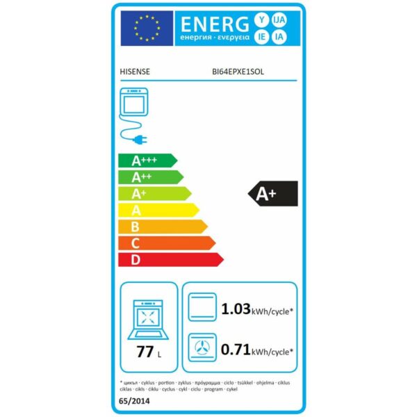Pyrolytherd Hisense BI64EPXE1SOL 3500 W – Bild 3