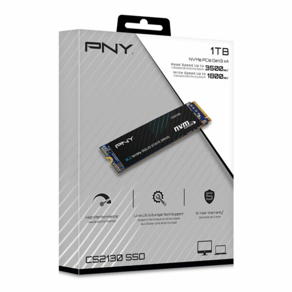 Festplatte PNY M280CS2130-1TB-RB 1 TB SSD – Bild 3