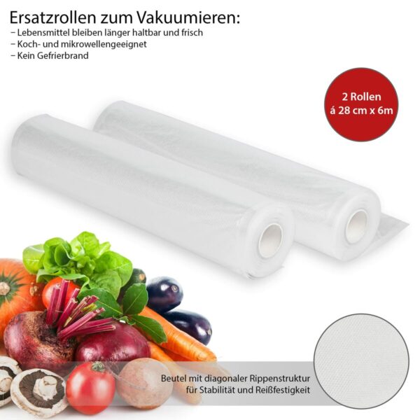 Vakuumiererrollen Clatronic PC-VK 1015 / 1080 / 1134 12 m – Bild 2