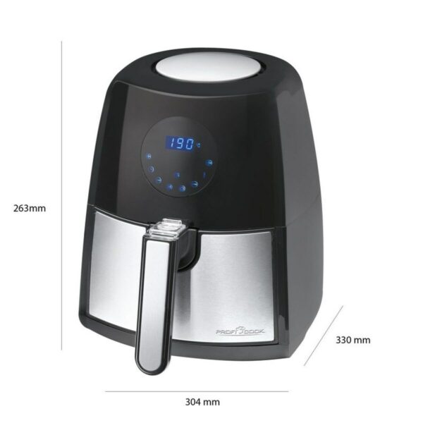 Heißluftfritteuse Proficook PC-FR 1147 H Schwarz 1500 W 2,5 L