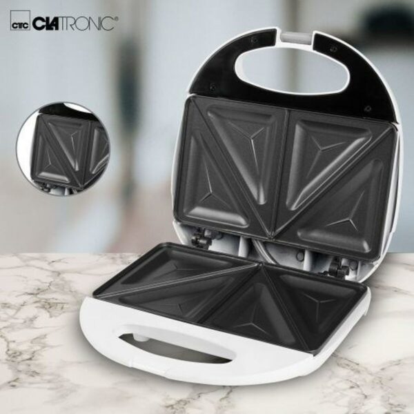 Sandwichmaker Clatronic ST 3477 Weiß 750 W – Bild 4