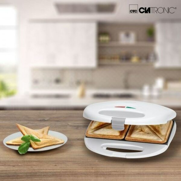 Sandwichmaker Clatronic ST 3477 Weiß 750 W – Bild 5