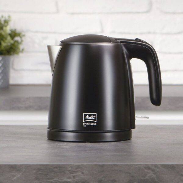 Wasserkocher Melitta PRIME AQUA MINI BLACK EDITION 1 Schwarz Edelstahl plástico,acero inoxidable 2200 W 1,7 L – Bild 2