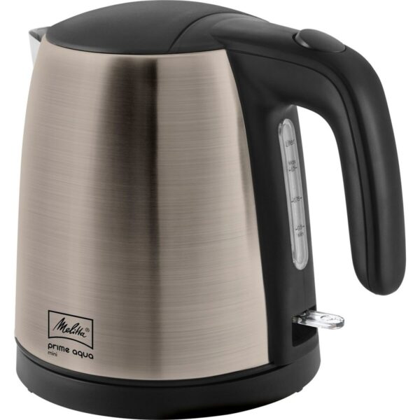 Wasserkocher Melitta PRIME AQUA MINI METALLIC GREY Grau Edelstahl 2200 W 1 L
