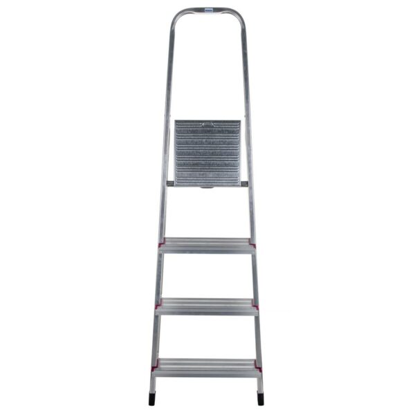 4-stufige Klappleiter Krause 000705 Silberfarben Aluminium – Bild 3