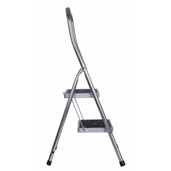 2-stufige Klappleiter Krause 130860 Grau Silberfarben Schwarz/Blau Aluminium – Bild 5