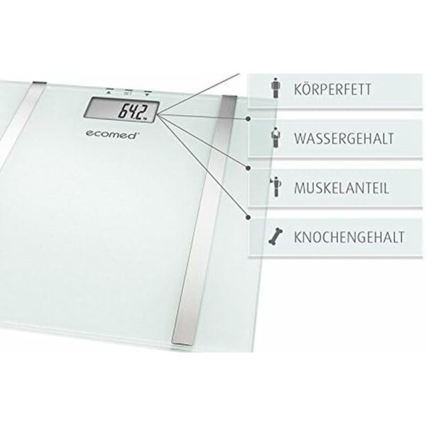 Digitale Personenwaage Medisana PS70E Edelstahl 150 kg 180 kg – Bild 2