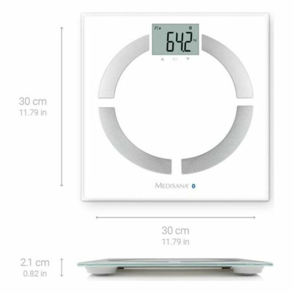 Digitale Personenwaage Medisana MED 40444 Weiß 180 kg – Bild 4