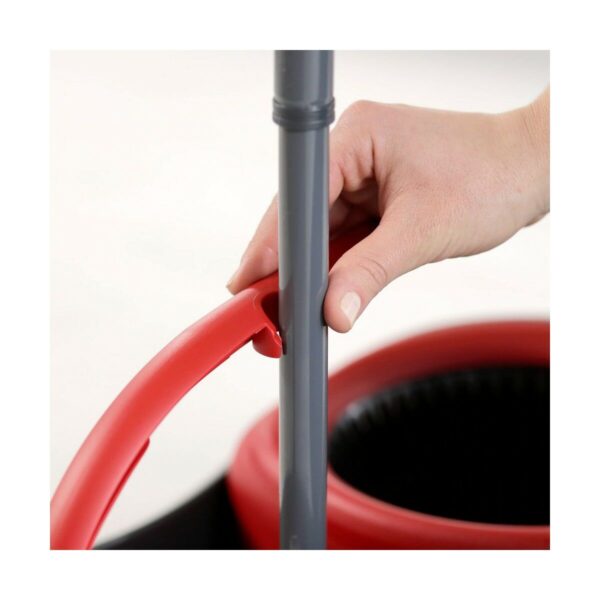Mop with Bucket Vileda mop en steel Supermocio 3Action Weiß Rot Mikrofasern – Bild 5