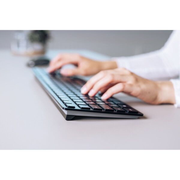 Bluetooth-Tastatur Cherry KW 9100 SLIM Schwarz Qwerty Spanisch – Bild 3