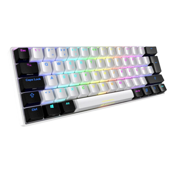 Tastatur Sharkoon SGK50 S4 Weiß Spanisch Qwerty Spanisch – Bild 2