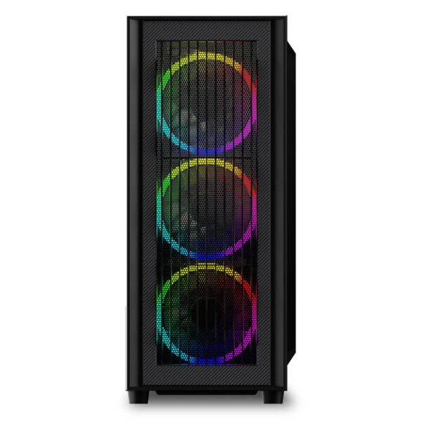 ATX Semi-Tower Gehäuse Sharkoon RGB Wave Schwarz – Bild 2