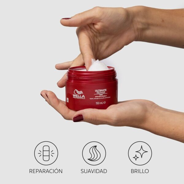 Reparaturmaske Wella Ultimate Repair 150 ml Beschädigtes Haar – Bild 3