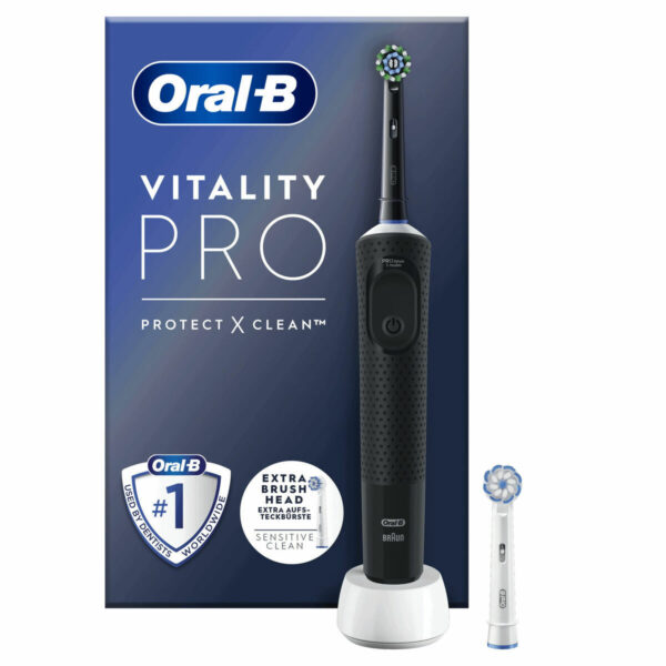 Elektrische Zahnbürste Oral-B Vitality Pro Schwarz – Bild 2