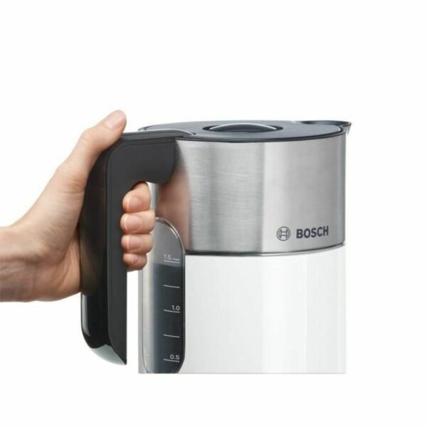 Wasserkocher BOSCH TWK8611P 2400 W Weiß Grau Anthrazit plástico,acero inoxidable 2400 W 1,5 L – Bild 2