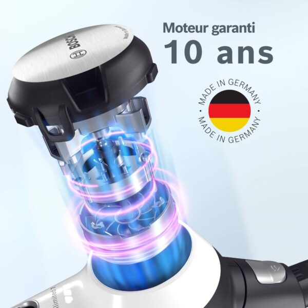 Besenstaubsauger BOSCH BBS711W Weiß Schwarz – Bild 8