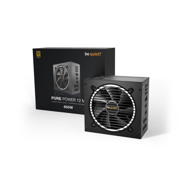 Stromquelle Be Quiet! Pure Power 12 M ATX 650 W 80 Plus Gold – Bild 2