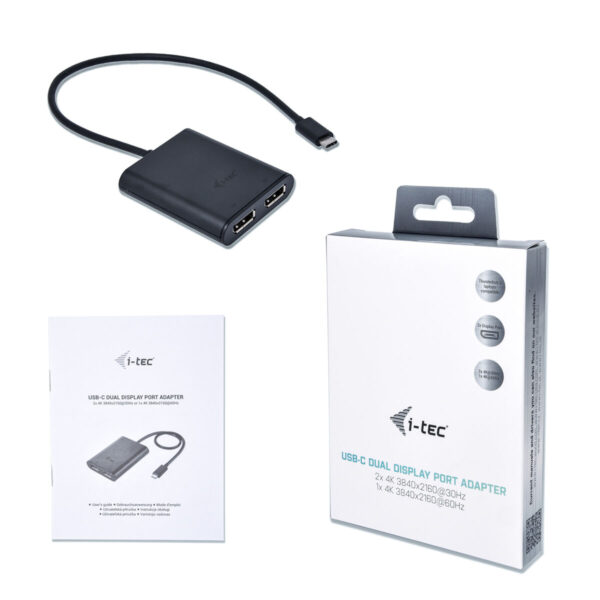 USB-C Adapter i-Tec C31DUAL4KDP          Thunderbolt 3 – Bild 3