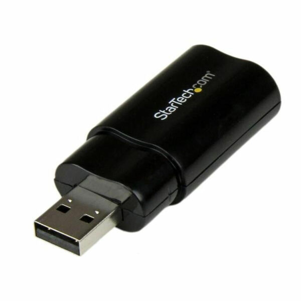 Externe Soundkarte USB Startech ICUSBAUDIOB Schwarz – Bild 2