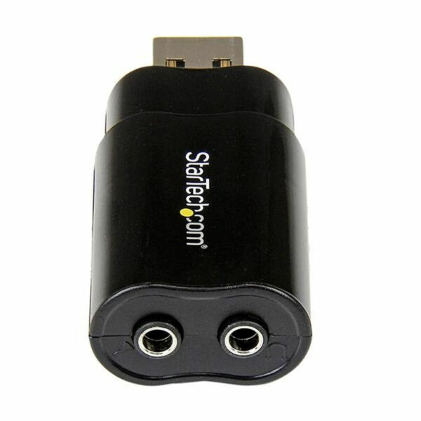 Externe Soundkarte USB Startech ICUSBAUDIOB Schwarz – Bild 3