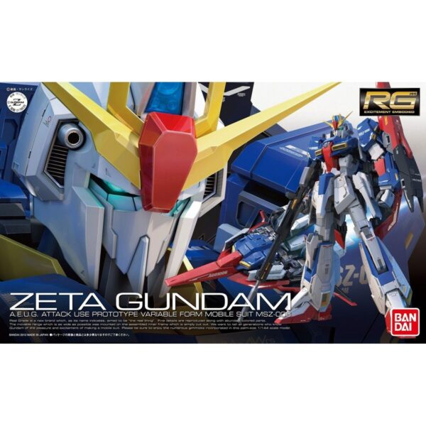 Sammelfigur Bandai RG Zeta Gundam	 13 cm – Bild 2
