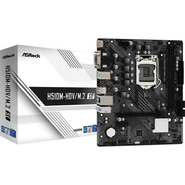 Motherboard ASRock H510M-HDV/M.2 SE LGA 1200 Intel H470 – Bild 2
