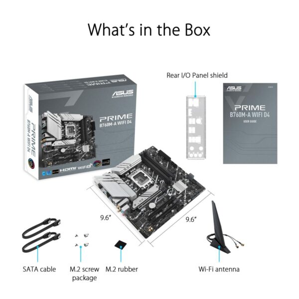 Motherboard Asus PRIME B760M-A WIFI D4 LGA 1700 Intel B760 – Bild 7