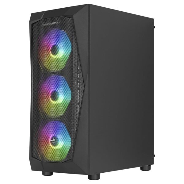 ATX Semi-Tower Gehäuse Aerocool Falcon-A-BK-V1 Schwarz – Bild 5