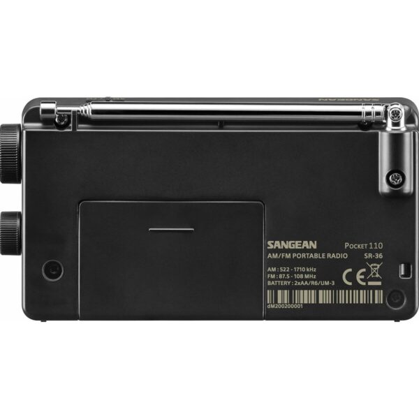 Radio Sangean SR36B NEGRO Schwarz – Bild 3