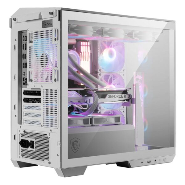 ATX Semi-Tower Gehäuse MSI MAG PANO M100R PZ Weiß Bunt – Bild 3