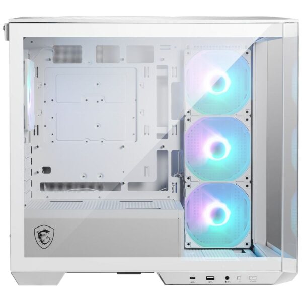 ATX Semi-Tower Gehäuse MSI MAG PANO M100R PZ Weiß Bunt – Bild 5