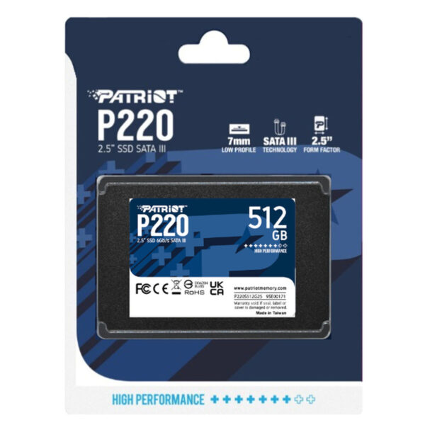 Festplatte Patriot Memory P220 512 GB SSD – Bild 4