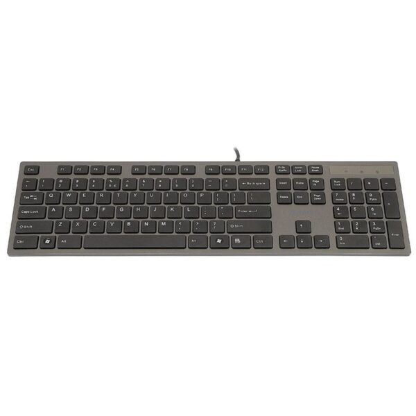 Tastatur A4 Tech KV-300H QWERTY Schwarz Grau Schwarzweiß Schwarz/Grau – Bild 6
