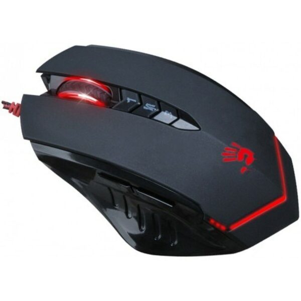 Optische Maus A4 Tech V8M Schwarz/Rot 3200 DPI – Bild 3
