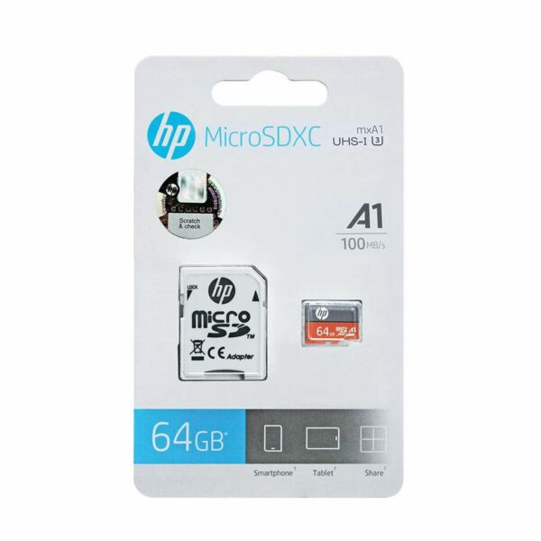 Mikro SD Speicherkarte mit Adapter HP HFUD064-1V31A 64 GB – Bild 4