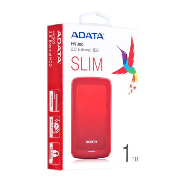 Externe Festplatte Adata HV300 Rot 1 TB HDD – Bild 2