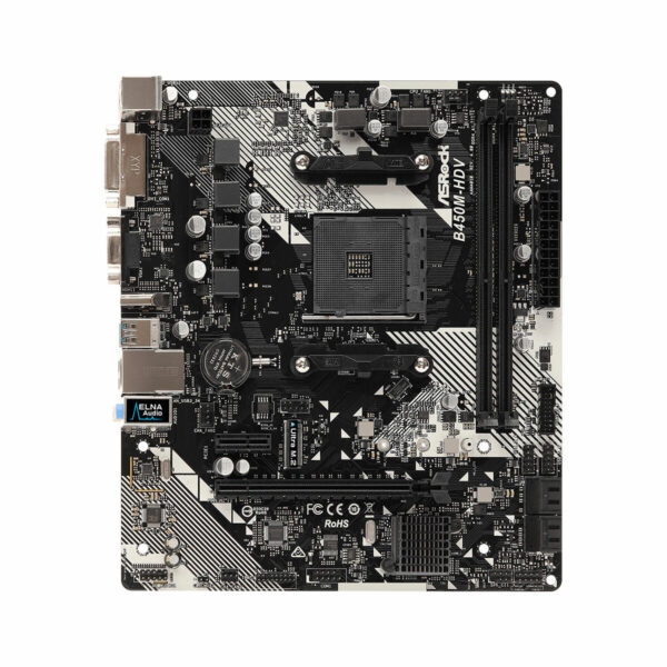 Motherboard ASRock B450M-HDV R4.0 AMD B450 AMD AM4 – Bild 2