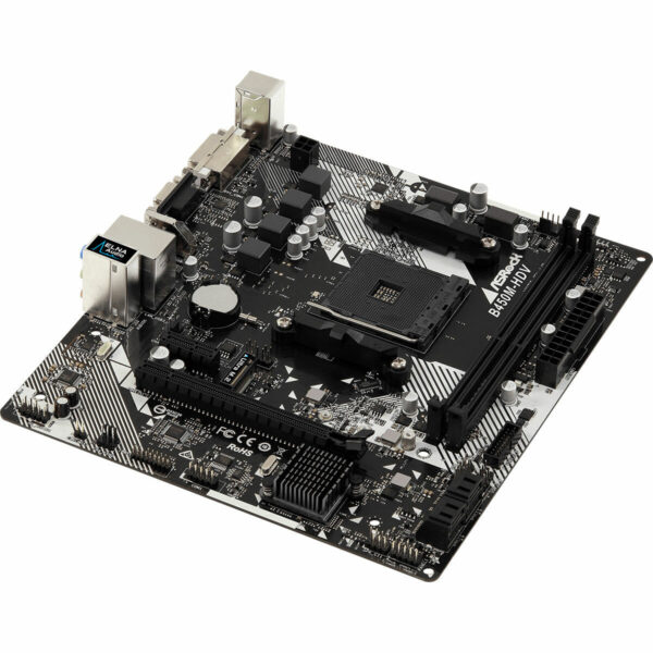 Motherboard ASRock B450M-HDV R4.0 AMD B450 AMD AM4 – Bild 3
