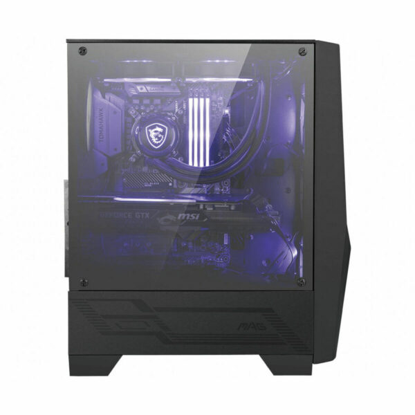 ATX Semi-Tower Gehäuse MSI MAG FORGE 100M Weiß Schwarz Bunt Purpur – Bild 2