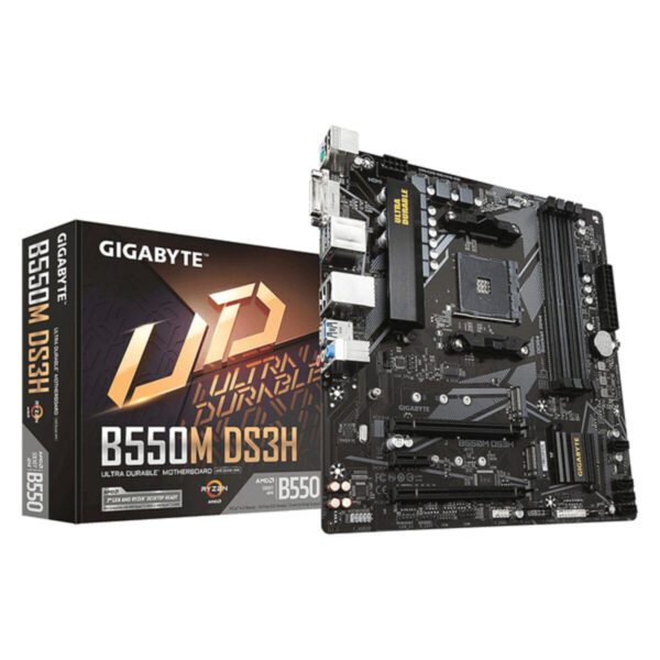 Motherboard Gigabyte B550M DS3H mATX DDR4 AM4 AMD B550 AMD AM4 – Bild 2