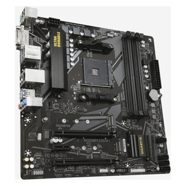 Motherboard Gigabyte B550M DS3H mATX DDR4 AM4 AMD B550 AMD AM4 – Bild 4
