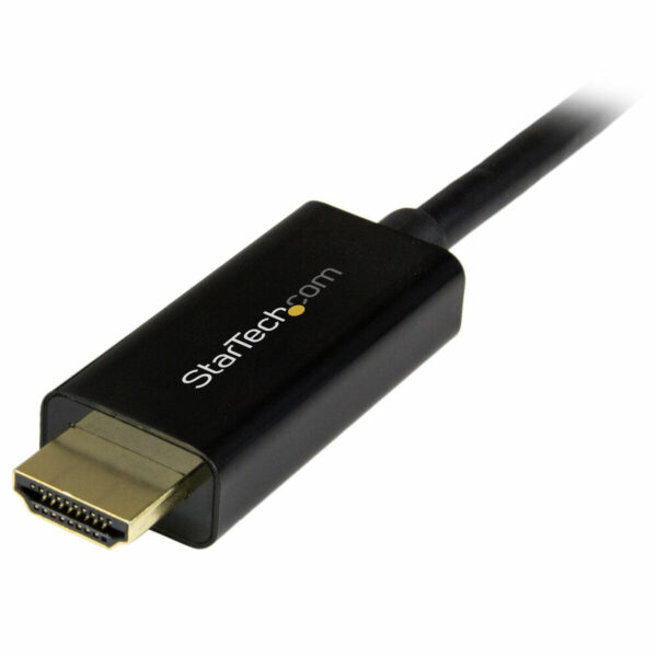 DisplayPort-Kabel zu HDMI Startech DP2HDMM2MB           (2 m) Schwarz – Bild 2