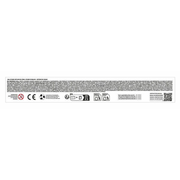 Schönheitsset Cra-Z-Art 1,5 x 4,5 x 1,5 cm Für Kinder metall Regenbogen Nägel 4 Stück – Bild 8