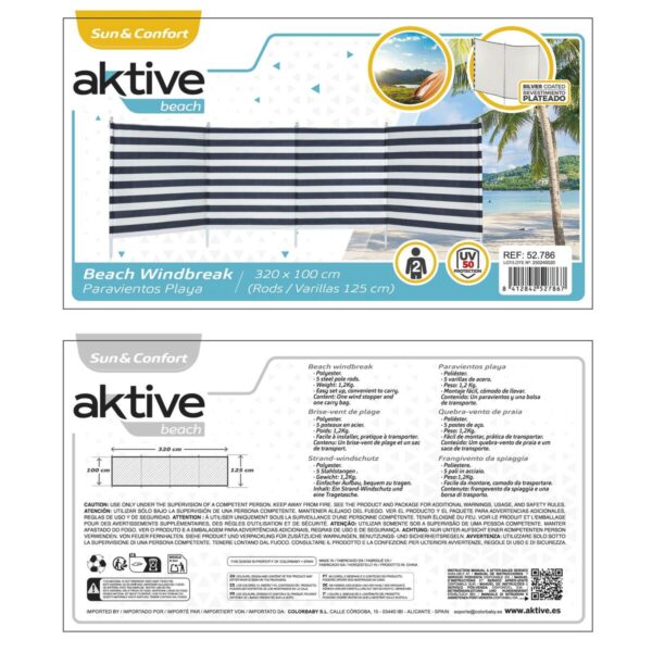 Windschutz Aktive 320 x 125 x 2,5 cm – Bild 5